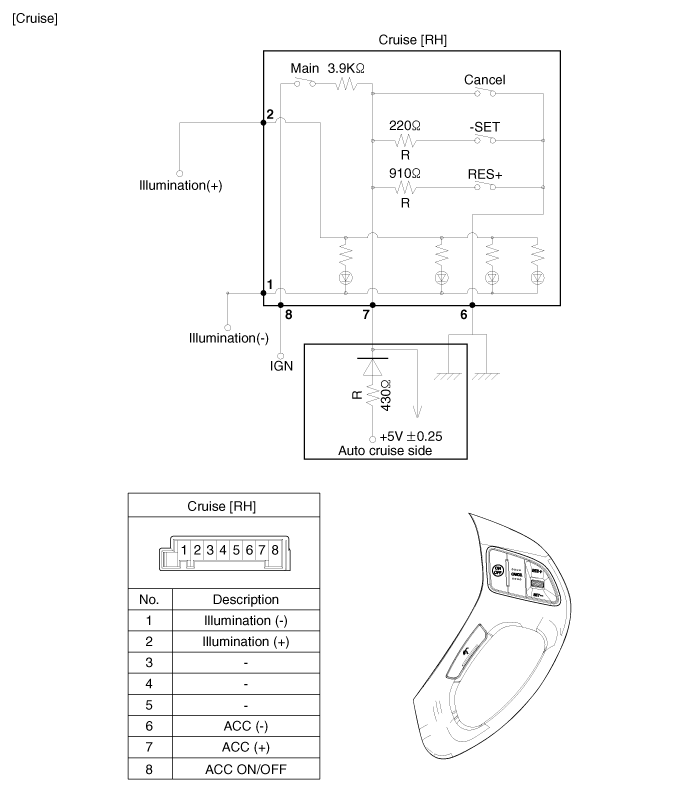 Hyundai Tucson - Audio Remote Control Schematic Diagrams - Audio